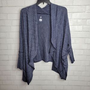 Adidas Gray Climalite Wrap Cardigan